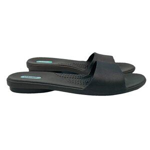 Oka B Sandals Women's Size 6.5-7.5 (M) Gray Comfort Heel Beach Made In The USA